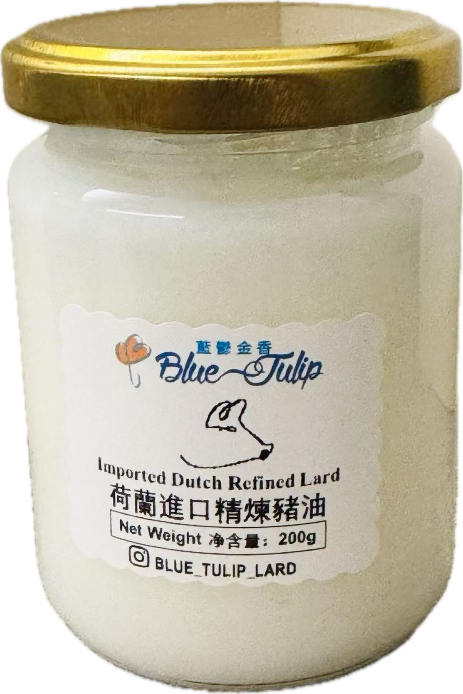 Blue Tulip Dutch Imported Refined Lard - 200g