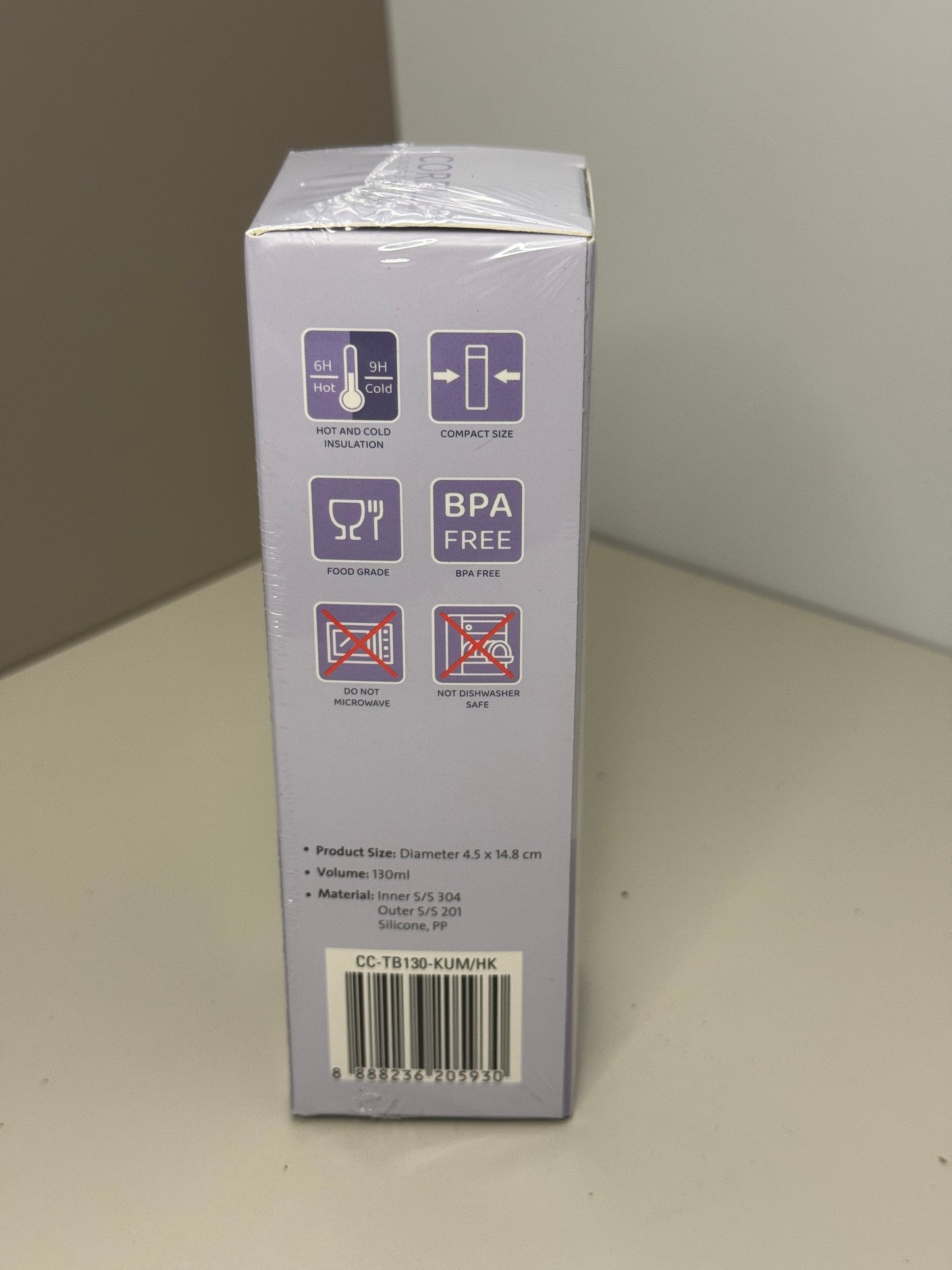 Kuronmi x Corelle 迷你保溫瓶 - 130毫升