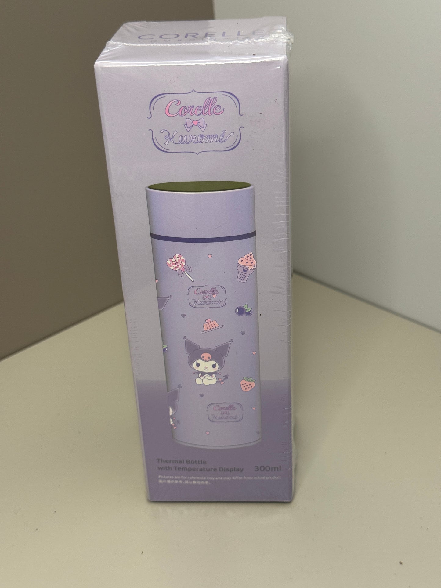 Kuronmi x Corelle 300ml Thermos Flask with Temperature Display