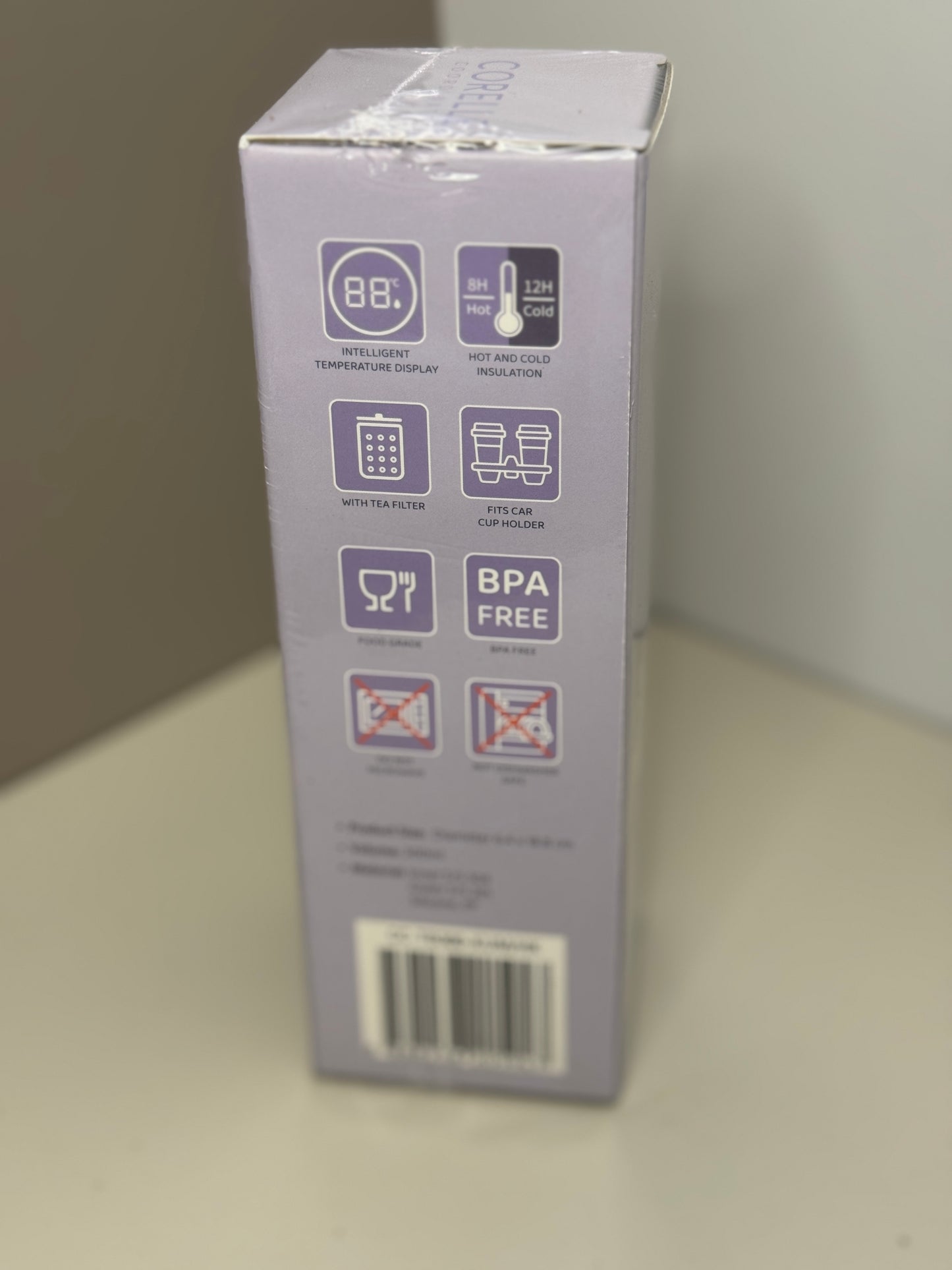 Kuronmi x Corelle 300ml Thermos Flask with Temperature Display